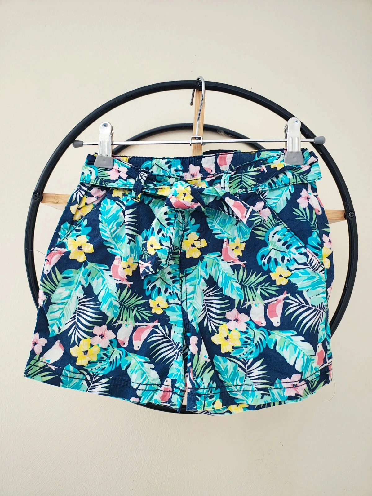5 6 ans short été étiquette coupée